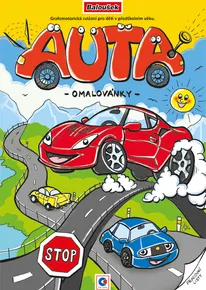 A4 Malvorlage - Grafomotorisch - Autos